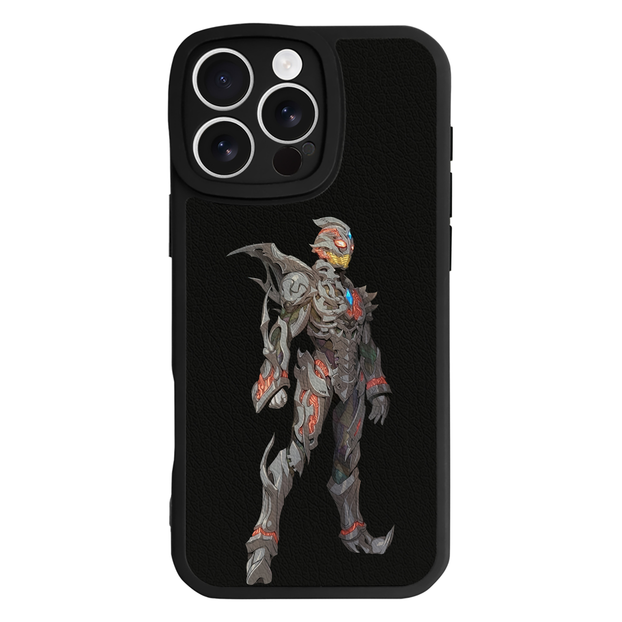 （画像用） ウルトラマン Ultraman 【iPhone 16シリーズ対応】シリコンスマホケース（レザー調） 材質：シリコン